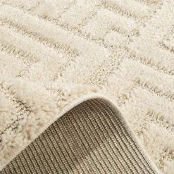 inny Dywan geometryczny kremowy LA CASA 3D 160x230 cm