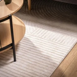 Dywan geometryczny kremowy MODICA 120x170 cm