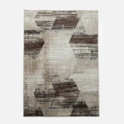 inny Dywan geometryczny kremowo-brązowy HARMONY 120x170 cm