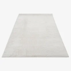 Dywan geometryczny kremowy MODICA 160x230 cm