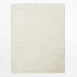 Dywany Z Krótkim Włosiem|inny Dywan geometryczny MALAGA 3D kremowy, 160x230 cm