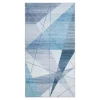 inny Dywan geometryczny niebieski PUERTO 80x150 cm