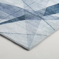 inny Dywan geometryczny niebieski PUERTO 80x150 cm