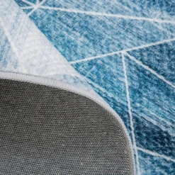 inny Dywan geometryczny niebieskie trójkąty PUERTO 160x230 cm