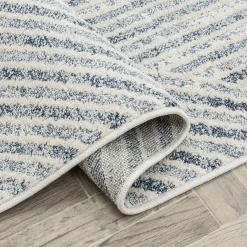 Dywan geometryczny niebieski PAULA 80x150 cm