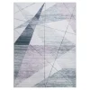 inny Dywan geometryczny szaroróżowy PUERTO 120x160 cm