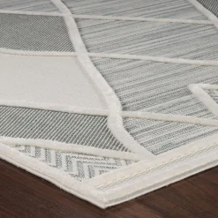 inny Dywan geometryczny szary MADERA 120x170 cm