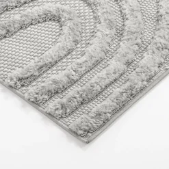 inny Dywan geometryczny szary FARO 80x150 cm