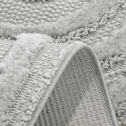 inny Dywan geometryczny szary FARO 80x150 cm