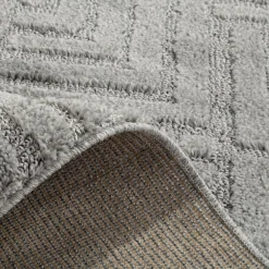 inny Dywan geometryczny szary LA CASA 3D 80x150 cm