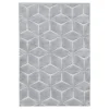 inny Dywan geometryczny szary TULSA 160x220 cm