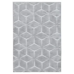 inny Dywan geometryczny szary TULSA 160x220 cm