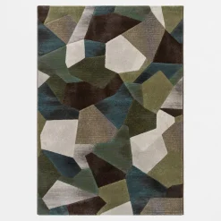 inny Dywan geometryczny zielony SORRENTO 200x290 cm