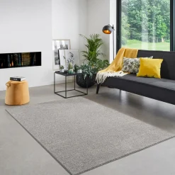Dywany Z Krótkim Włosiem| Dywan jasnoszary CLEVER 200x290 cm