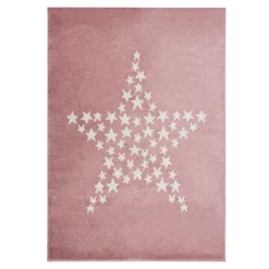 Dywany Dziecięce|Dywany| Dywan KIDS GWIAZDA różowy 120x170 cm