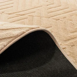 Dywany Z Krótkim Włosiem| Dywan kremowy DOVER 3D 160x230 cm