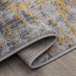 Dywany Z Krótkim Włosiem| Dywan loftowy szarożółty MIRAGE 160x230 cm