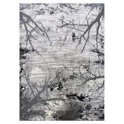 Dywan loftowy z motywem lasu ZARA 80x150 cm