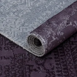 Dywany Z Krótkim Włosiem| Dywan loftowy z połyskiem szary STELLA 160x230 cm