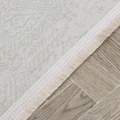 Dywany Z Krótkim Włosiem| Dywan loftowy z połyskiem beż STELLA 160x230 cm