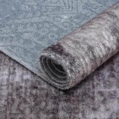 Dywan loftowy z połyskiem taupe STELLA 80x150 cm