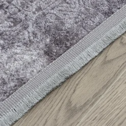 Dywan loftowy z połyskiem taupe STELLA 80x150 cm