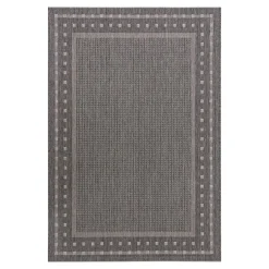 Dywany Zewnętrzne|Dywany Zewnętrzne| Dywan na taras szary PIATTO 120x170 cm