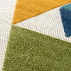 Dywany Z Krótkim Włosiem|Dywany Zewnętrzne| Dywan nowoczesny 3D w trójkąty PICTO 164x230 cm