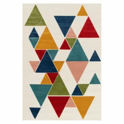 Dywany Zewnętrzne|Dywany Zewnętrzne| Dywan nowoczesny 3D w trójkąty PICTO 123x170 cm