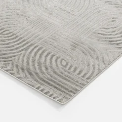 inny Dywan nowoczesny srebrny SAHARA 80x150 cm