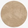 Dywany Z Krótkim Włosiem| Dywan okrągły beżowy CLEVER 130 cm