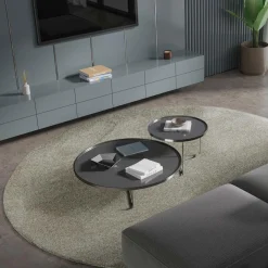 Dywany Z Krótkim Włosiem| Dywan okrągły beżowy SHAPE 200 cm