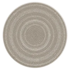 Dywan okrągły boho beżowy GINO 120 cm