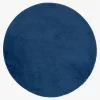 Dywany Shaggy| Dywan okrągły ciemnoniebieski PULY 80 cm