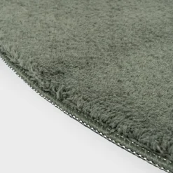 Dywan okrągły ciemnozielony PULY 80 cm