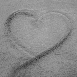 Dywany Rabbit|Dywany Shaggy| Dywan okrągły grafitowy RABBII 90 cm