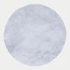 Dywany Shaggy| Dywan okrągły jasnoszary PULY 100 cm