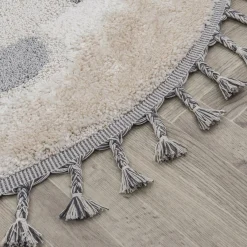 Dzieci Dywan okrągły kot KINDER 120 cm