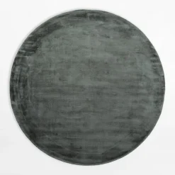 Dywany Z Krótkim Włosiem|inny Dywan okrągły PEARL szaro-zielony 160 cm