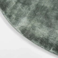 Dywany Z Krótkim Włosiem|inny Dywan okrągły PEARL szaro-zielony 160 cm