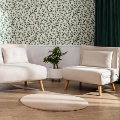 Dywany Dziecięce|Dywany| Dywan okrągły różowy RABBII 90 cm