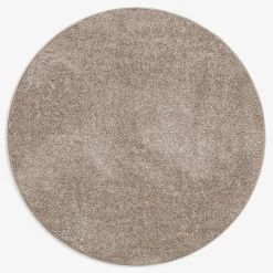 Dywany Z Krótkim Włosiem| Dywan okrągły taupe CLEVER 130 cm