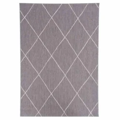 Dywany Zewnętrzne|Dywany Zewnętrzne| Dywan PIATTO SZARE ROMBY 160x230 cm