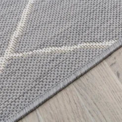 Dywany Zewnętrzne|Dywany Zewnętrzne| Dywan PIATTO SZARE ROMBY 160x230 cm