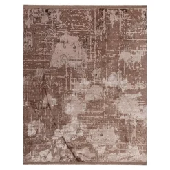 Dywan postarzany brązowy z frędzlami MADELEINE 200x290 cm