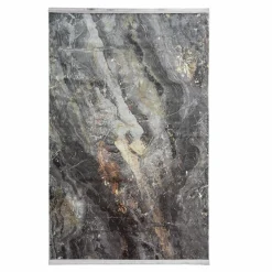 Dywany Do Prania W Pralce|Dywany Z Krótkim Włosiem| Dywan połyskujący z frędzlami złoty COSMIC 120x170 cm