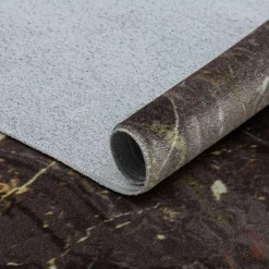 Dywany Do Prania W Pralce|Dywany Z Krótkim Włosiem| Dywan połyskujący z frędzlami złoty COSMIC 120x170 cm