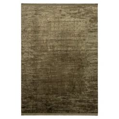 Dywany Z Krótkim Włosiem| Dywan przecierany z frędzlami oliwkowy MADELEINE 200x290 cm