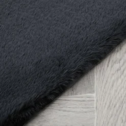 Dywan RABBII CZARNY 80x140 cm