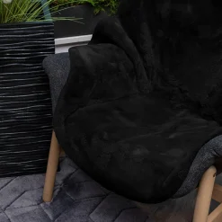 Dywany Dziecięce|Dywany|inny Dywan RABBIT FUTRZAK czarny 120x160 cm